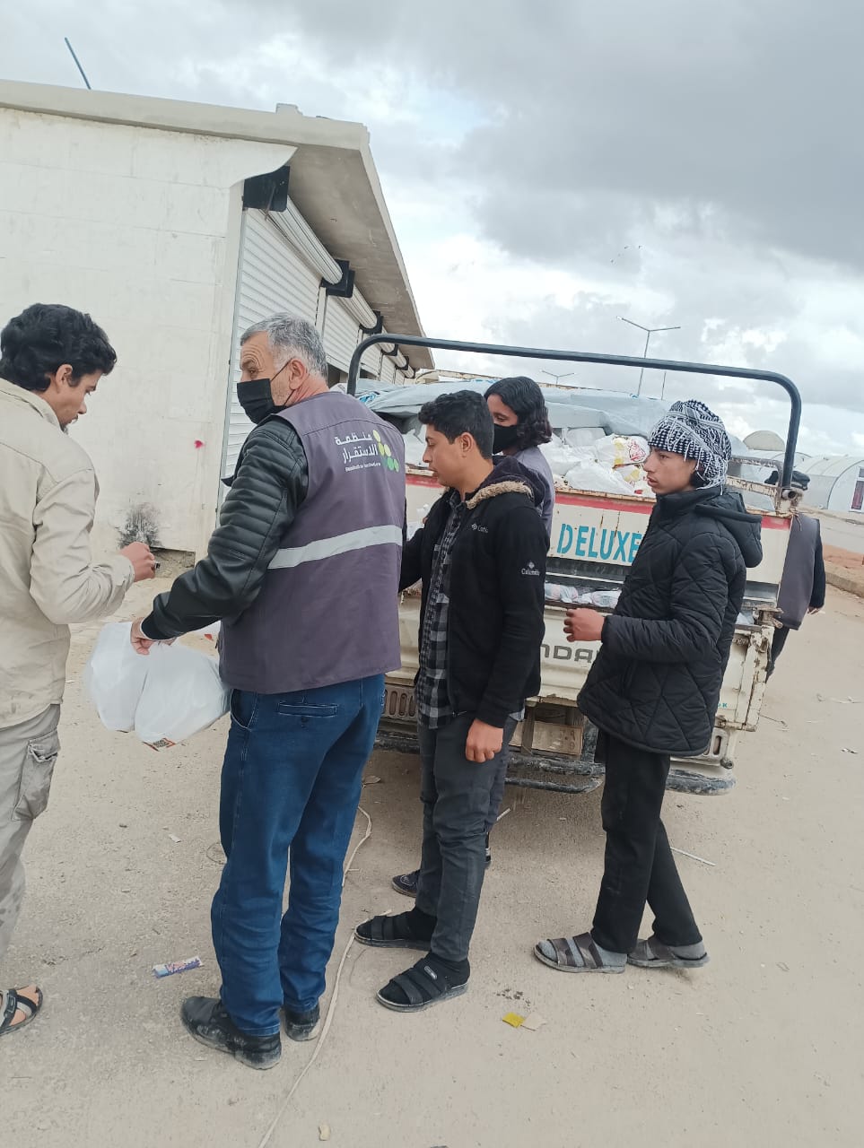 Food Assistance for Families in Aq Burhan Camp During Eid Al-Fitr
